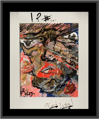 Red lip's ! by Alain Granger (A.G.R.), Painting for Sale on Singulart