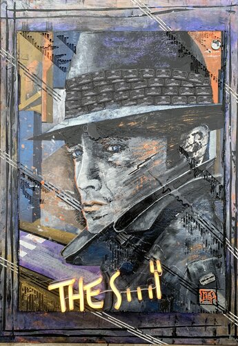 THE SAMOURAÏ van Alain Granger (A.G.R.), Schilderij te koop op Singulart