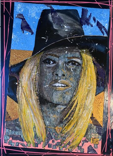 Le sourire de BB ...en Céres. de Alain Granger (A.G.R.), Pintura a la venta en Singulart