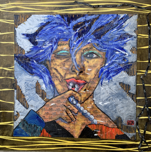 1 M² d' HERMES  * dans le vent ... van Alain Granger (A.G.R.), Schilderij te koop op Singulart