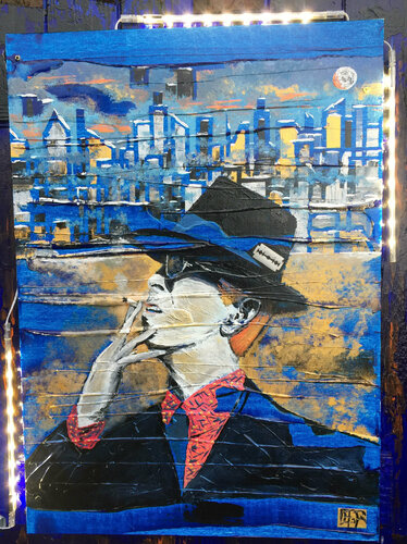 GOLDEN YEARS ( DAVID BOWIE) ARLIGHT van Alain Granger (A.G.R.), Schilderij te koop op Singulart