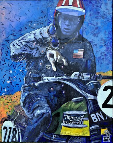 WHAT TIME STEVE ? van Alain Granger (A.G.R.), Schilderij te koop op Singulart