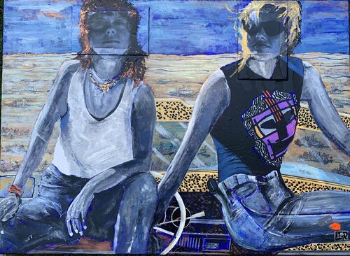 ROAD MOVIE ...THELMA et LOUISE de Alain Granger (A.G.R.), Pintura a la venta en Singulart