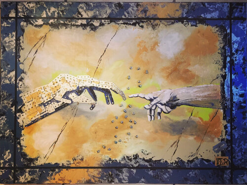 BIG BANG START WHIT GOOGLE ... von Alain Granger (A.G.R.), Malerei kaufen auf Singulart