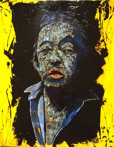 L'Homme à tête de Céres par Alain Granger (A.G.R.), Peinture en vente sur Singulart