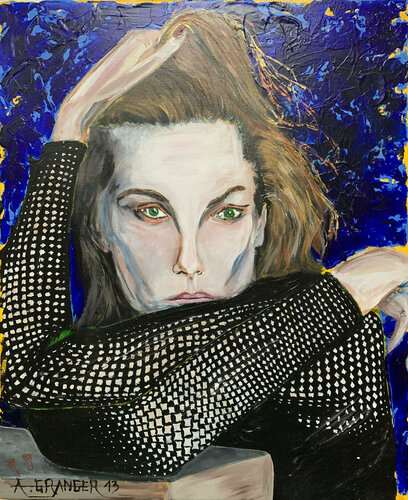 DIARA me Charme en résille ... von Alain Granger (A.G.R.), Malerei kaufen auf Singulart