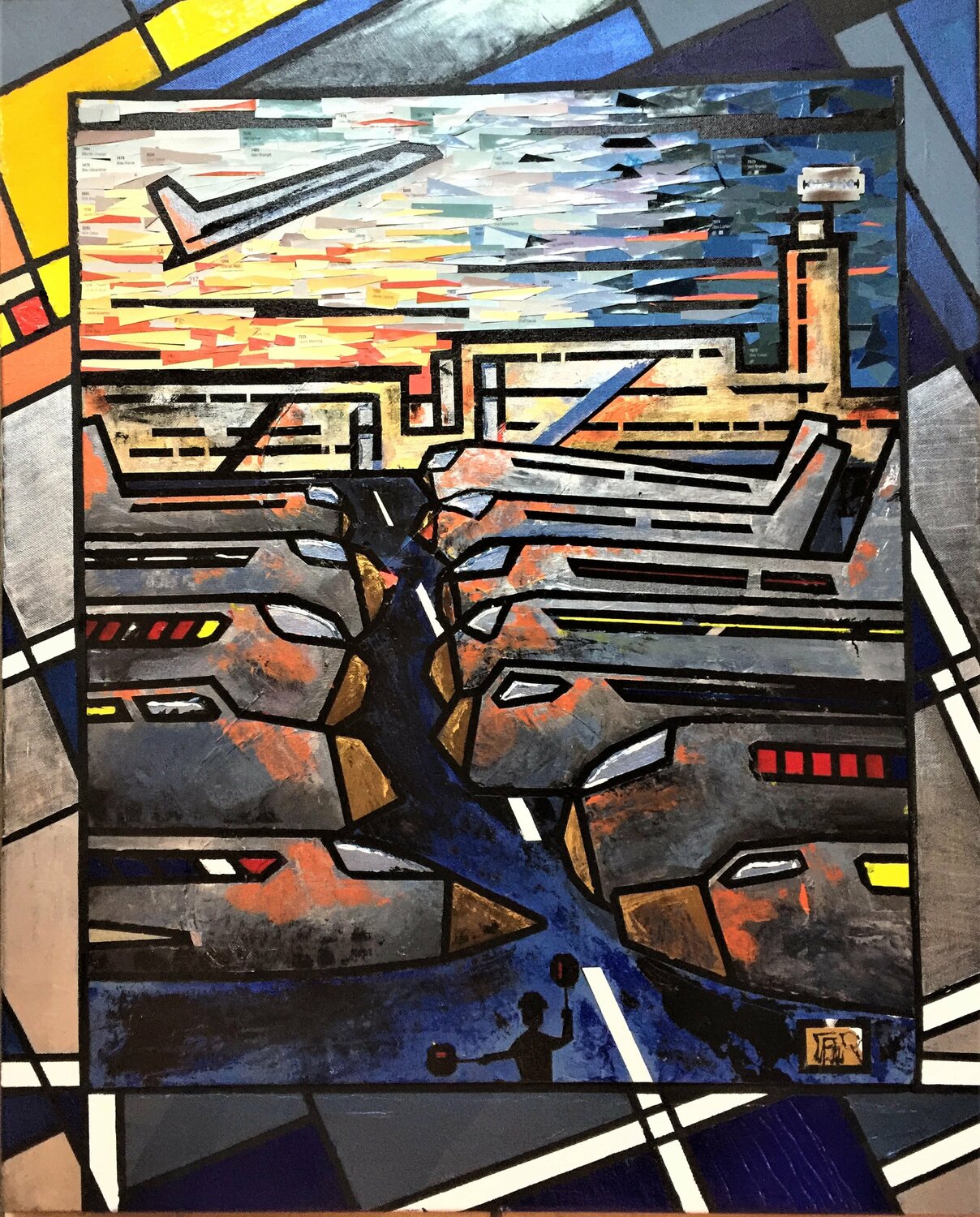 UN DIMANCHE A ORLY ... avec MONDRIAN Alain Granger (A.G.R.)