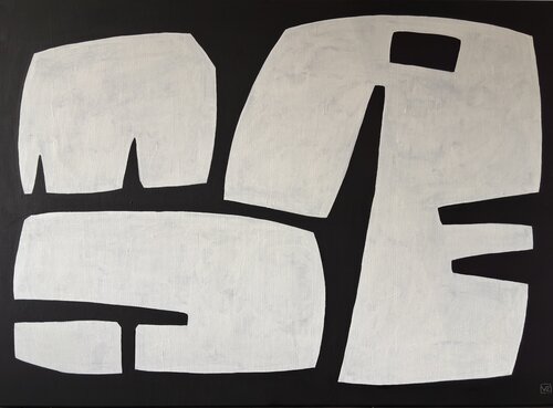 3 Big Whites de Valeria Zaccheddu, Pintura a la venta en Singulart