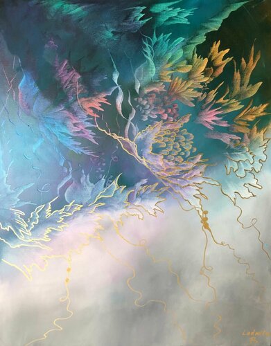 Bouquet II di Ludmila Budanov, Pittura in vendita su Singulart