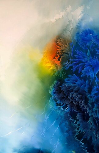 Under water de Ludmila Budanov, Pintura a la venta en Singulart