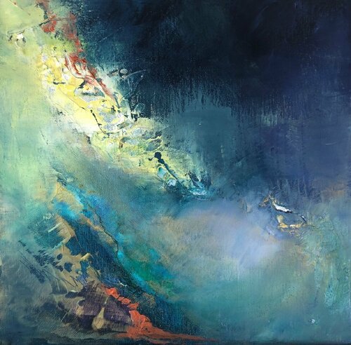 Space di Ludmila Budanov, Pittura in vendita su Singulart