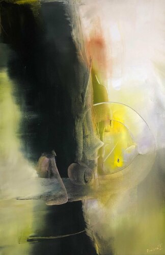 Piece of Light van Ludmila Budanov, Schilderij te koop op Singulart