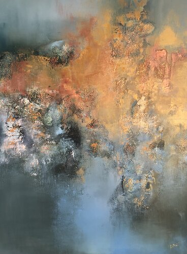 Golden reef van Ludmila Budanov, Schilderij te koop op Singulart