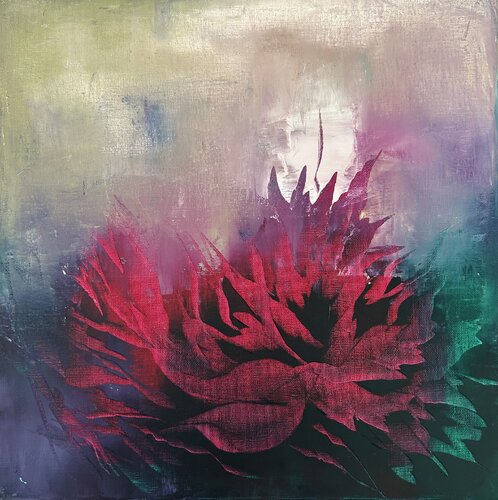 Flower III van Ludmila Budanov, Schilderij te koop op Singulart