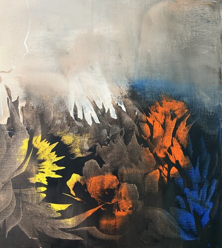 Flower IV von Ludmila Budanov, Malerei kaufen auf Singulart