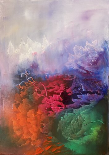 Just for you II van Ludmila Budanov, Schilderij te koop op Singulart