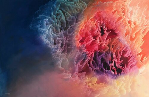 Memory of Tai 1 van Ludmila Budanov, Schilderij te koop op Singulart