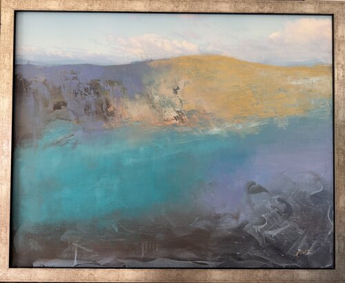 Golden silence de Ludmila Budanov, Pintura a la venta en Singulart