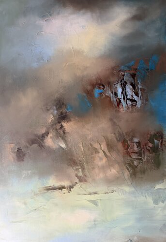 Where the mist remembers the stones de Ludmila Budanov, Pintura a la venta en Singulart