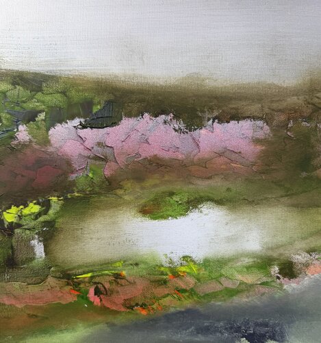 The pink short of silence de Ludmila Budanov, Pintura a la venta en Singulart