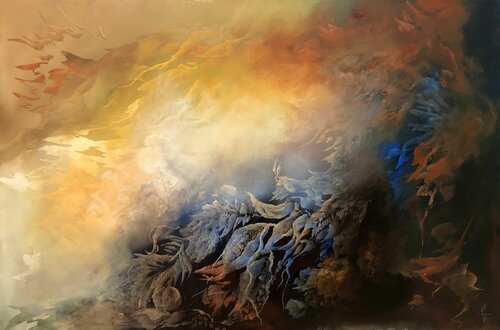 THE ROOTS van Ludmila Budanov, Schilderij te koop op Singulart