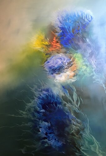 the cornflowers van Ludmila Budanov, Schilderij te koop op Singulart