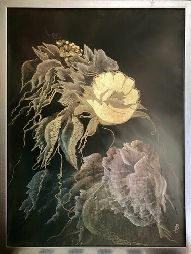 Night fragrance V di Ludmila Budanov, Pittura in vendita su Singulart