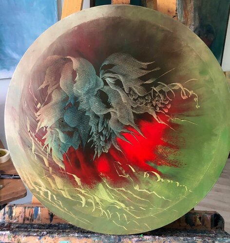 "From my heard" van Ludmila Budanov, Schilderij te koop op Singulart