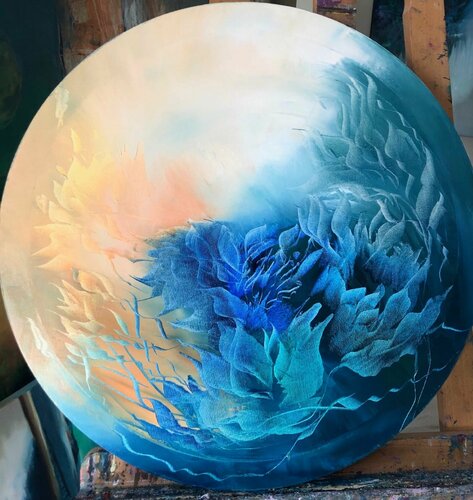 Light and shadow van Ludmila Budanov, Schilderij te koop op Singulart