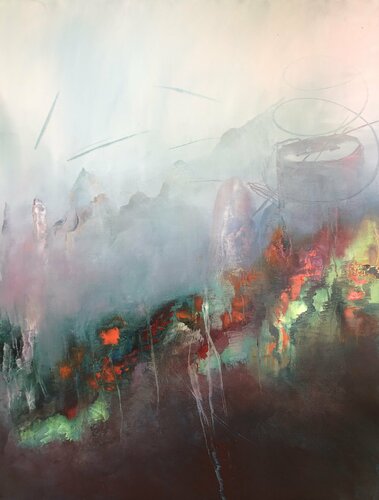 The fantasy world van Ludmila Budanov, Schilderij te koop op Singulart