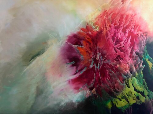 Earth lines van Ludmila Budanov, Schilderij te koop op Singulart