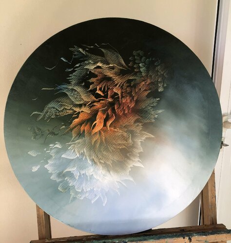 Night Fragrance X van Ludmila Budanov, Schilderij te koop op Singulart