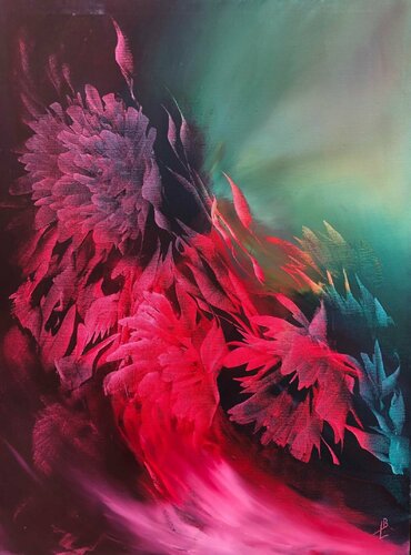 Lovers field V di Ludmila Budanov, Pittura in vendita su Singulart