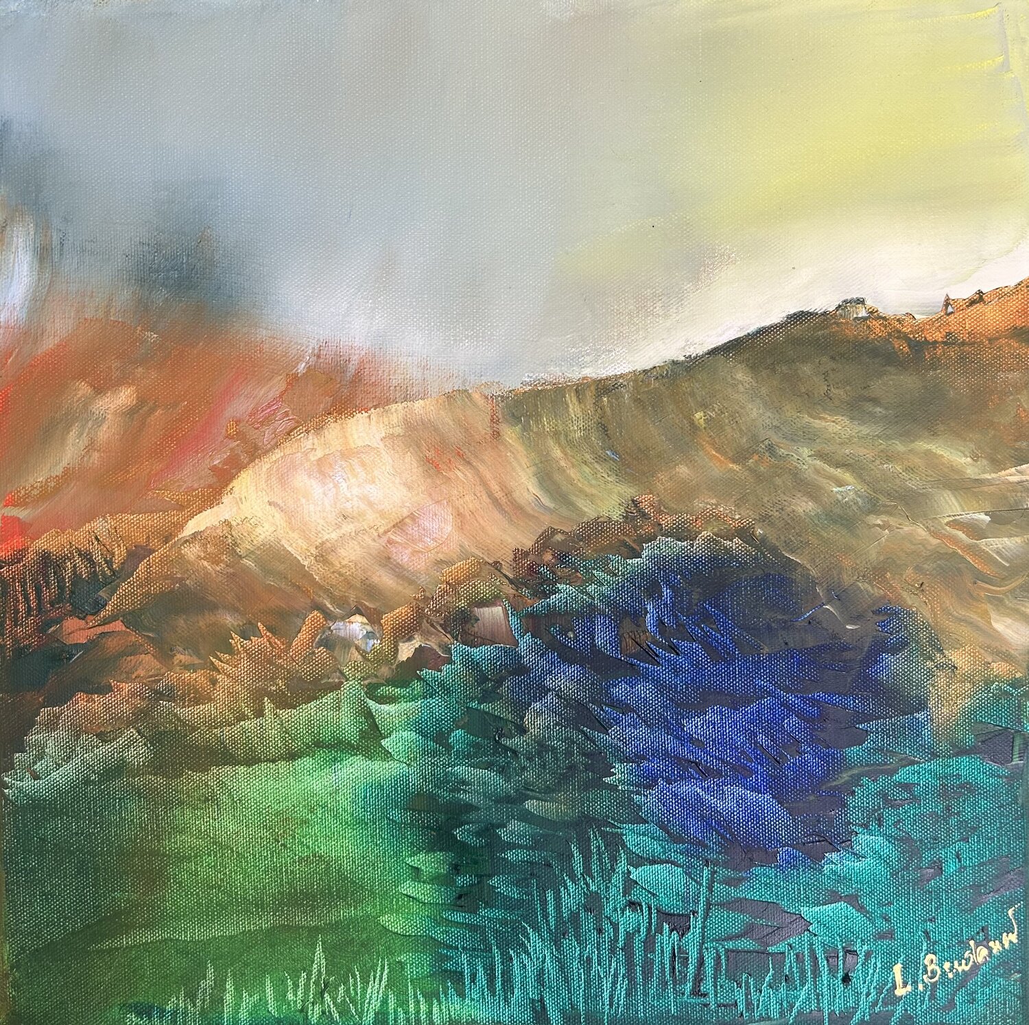 ORANGE MOUNT IN ICELAND Ludmila Budanov