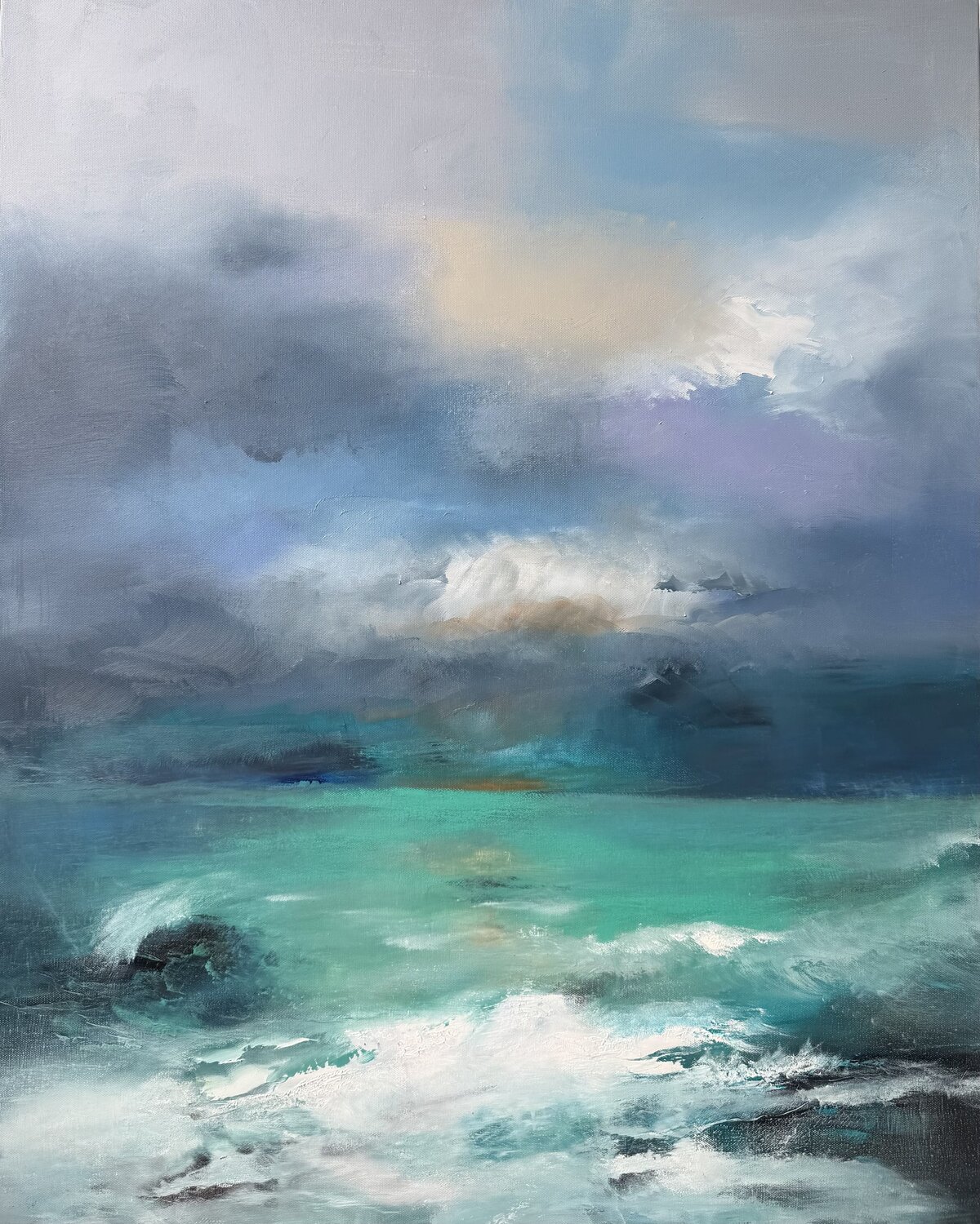 Breath of water Ludmila Budanov Originalgemälde zu verkaufen