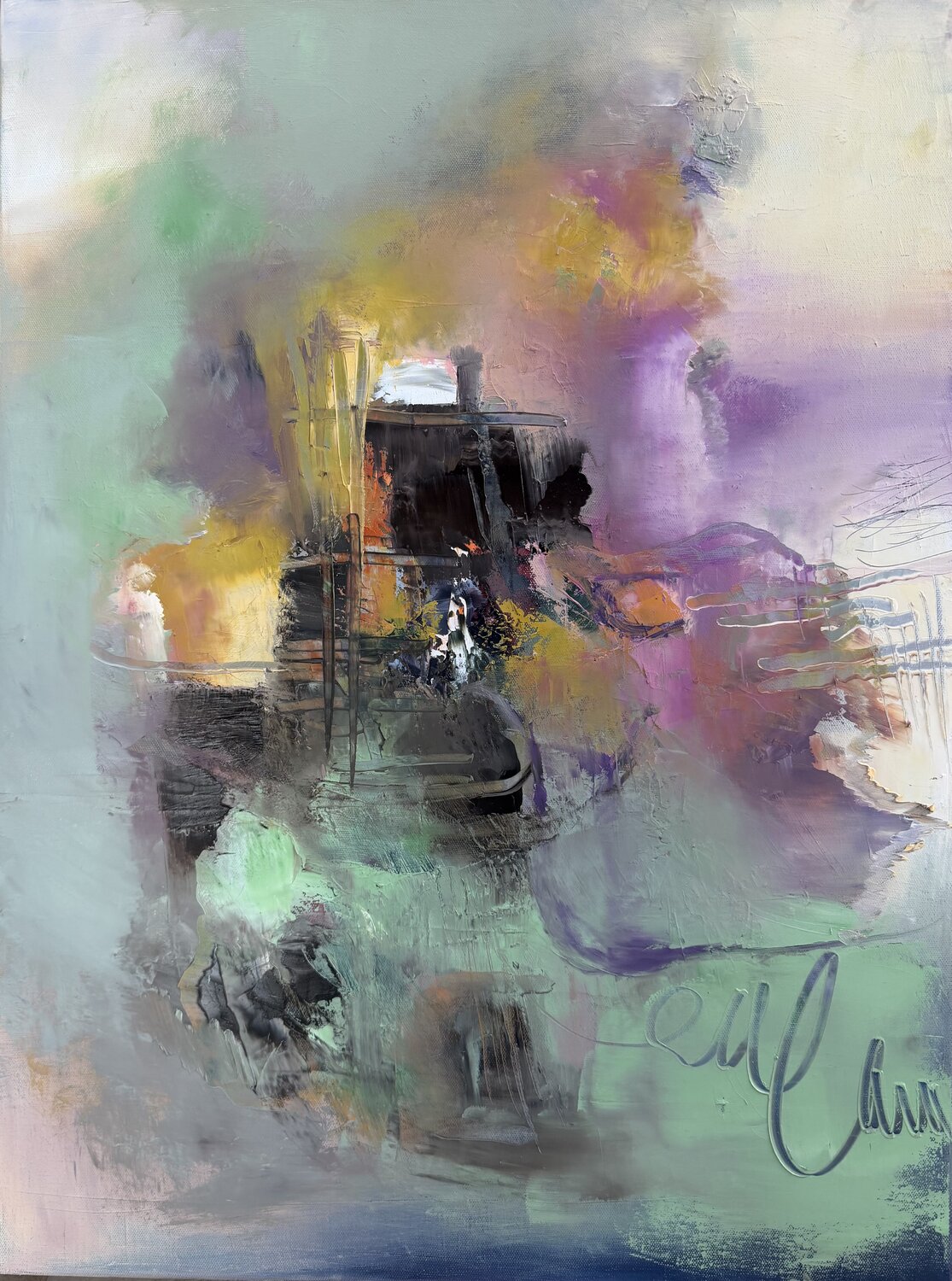From a colored dream Ludmila Budanov Original painting for sale
