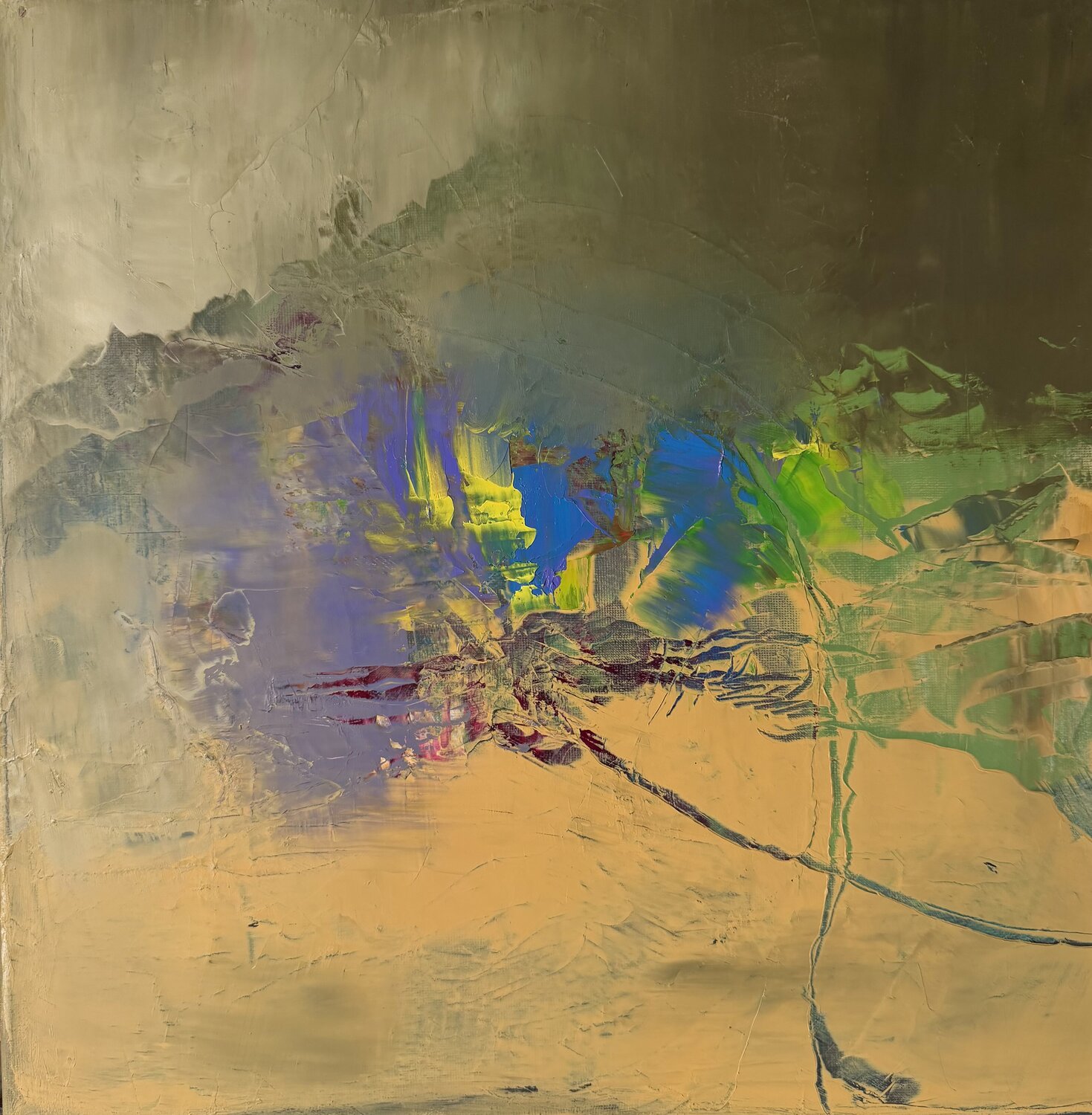 Point of attraction Ludmila Budanov Original painting for sale