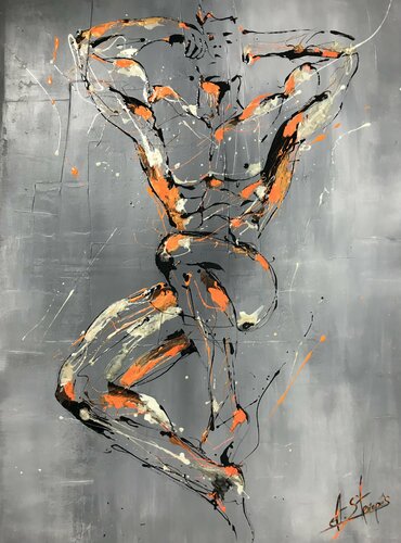 Eros di Amandyne Steropes, Pittura in vendita su Singulart