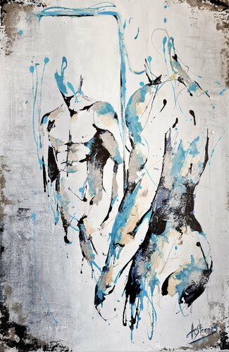 Miroir, mon beau miroir, dis-moi qui suis-je ? di Amandyne Steropes, Pittura in vendita su Singulart