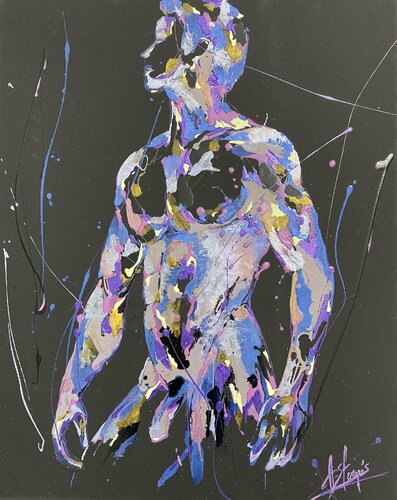 Croire en soi di Amandyne Steropes, Pittura in vendita su Singulart