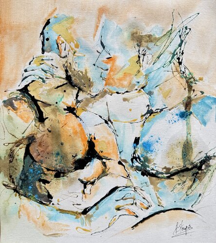 Entre nous Deux de Amandyne Steropes, Pintura a la venta en Singulart