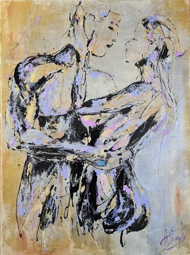 La tendresse di Amandyne Steropes, Pittura in vendita su Singulart