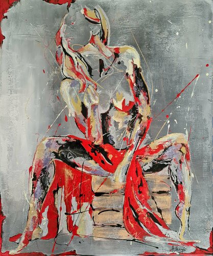 L’ In-dépendance di Amandyne Steropes, Pittura in vendita su Singulart