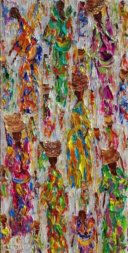 Couleurs des tropiques by Christine Drummond, Painting for Sale on Singulart