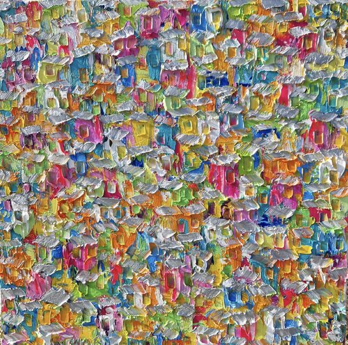 Favela Arco Iris von Christine Drummond, Malerei kaufen auf Singulart