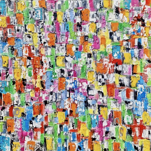 Entre Becos e Vielas von Christine Drummond, Malerei kaufen auf Singulart