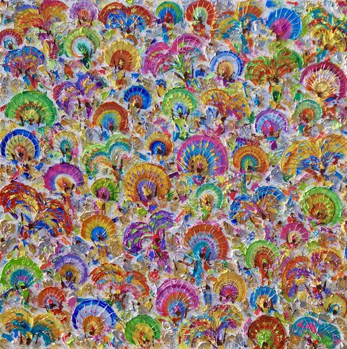 Batucada da Alegria par Christine Drummond, Peinture en vente sur Singulart