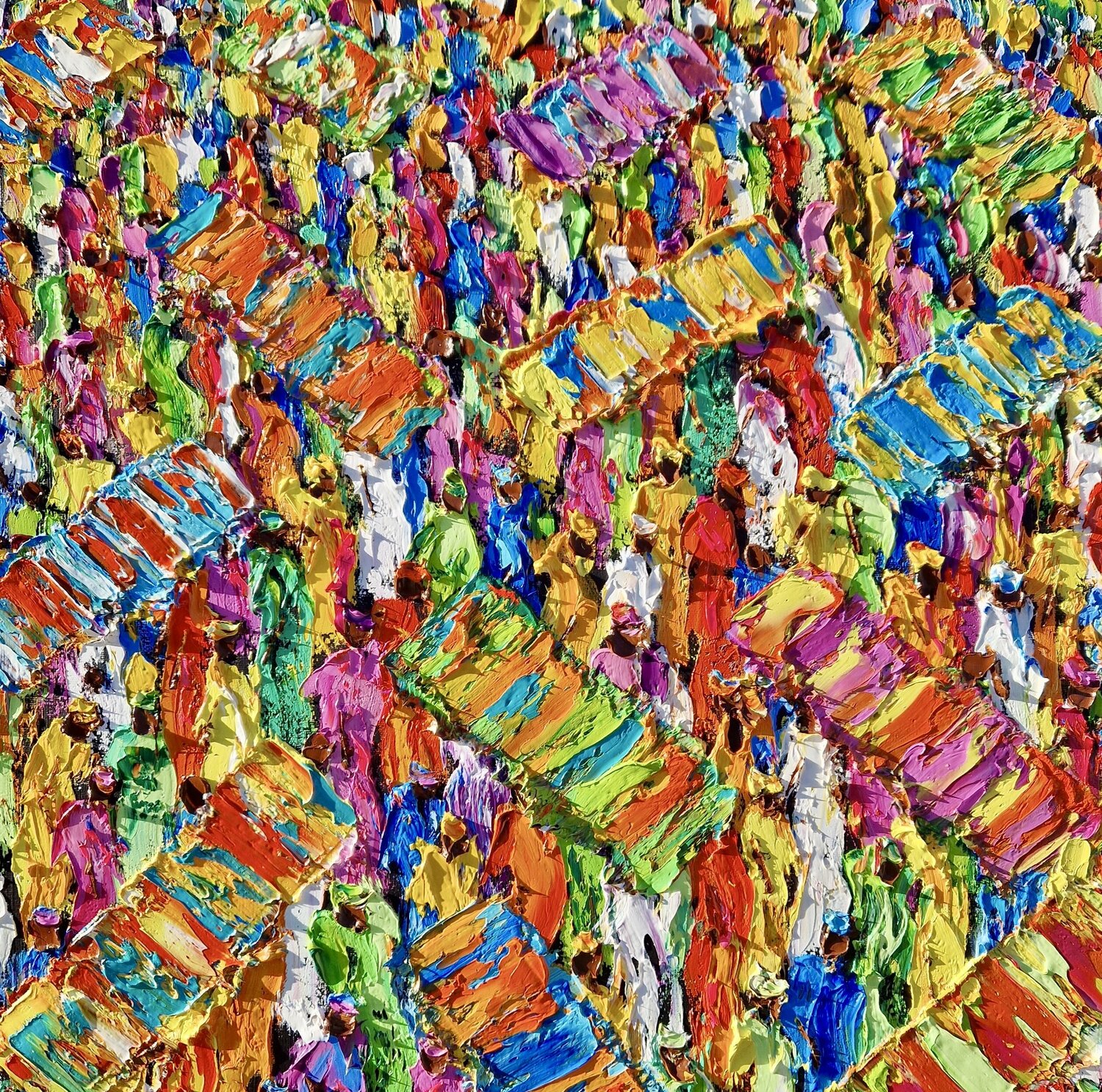 Joyful market! Christine Drummond