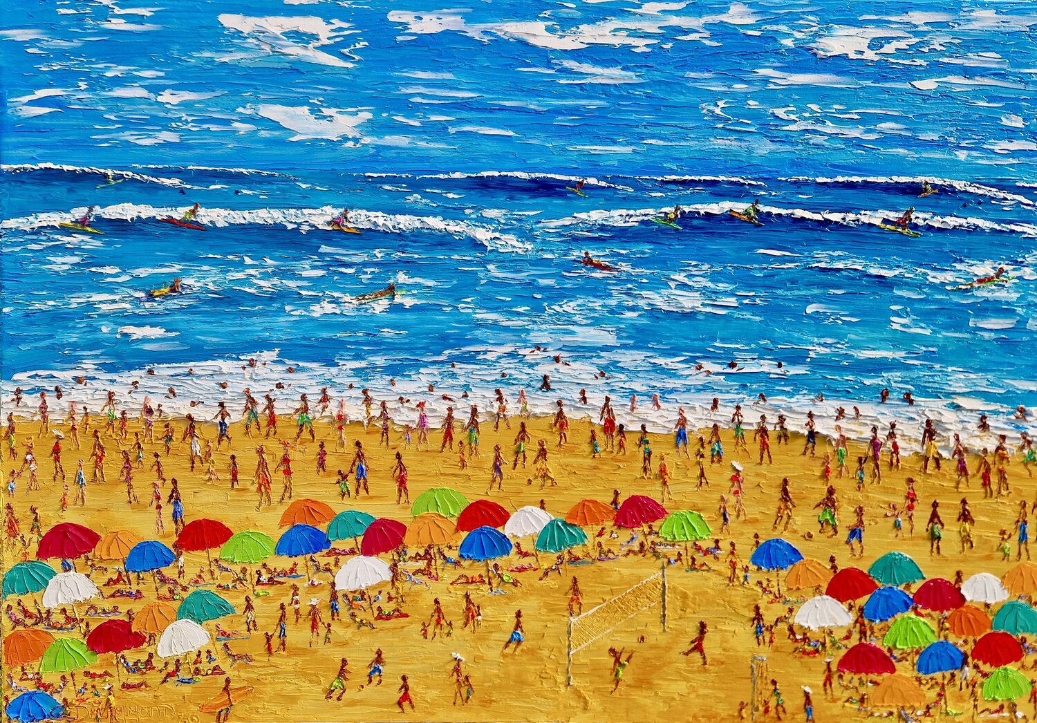Energia Carioca Christine Drummond Original painting for sale