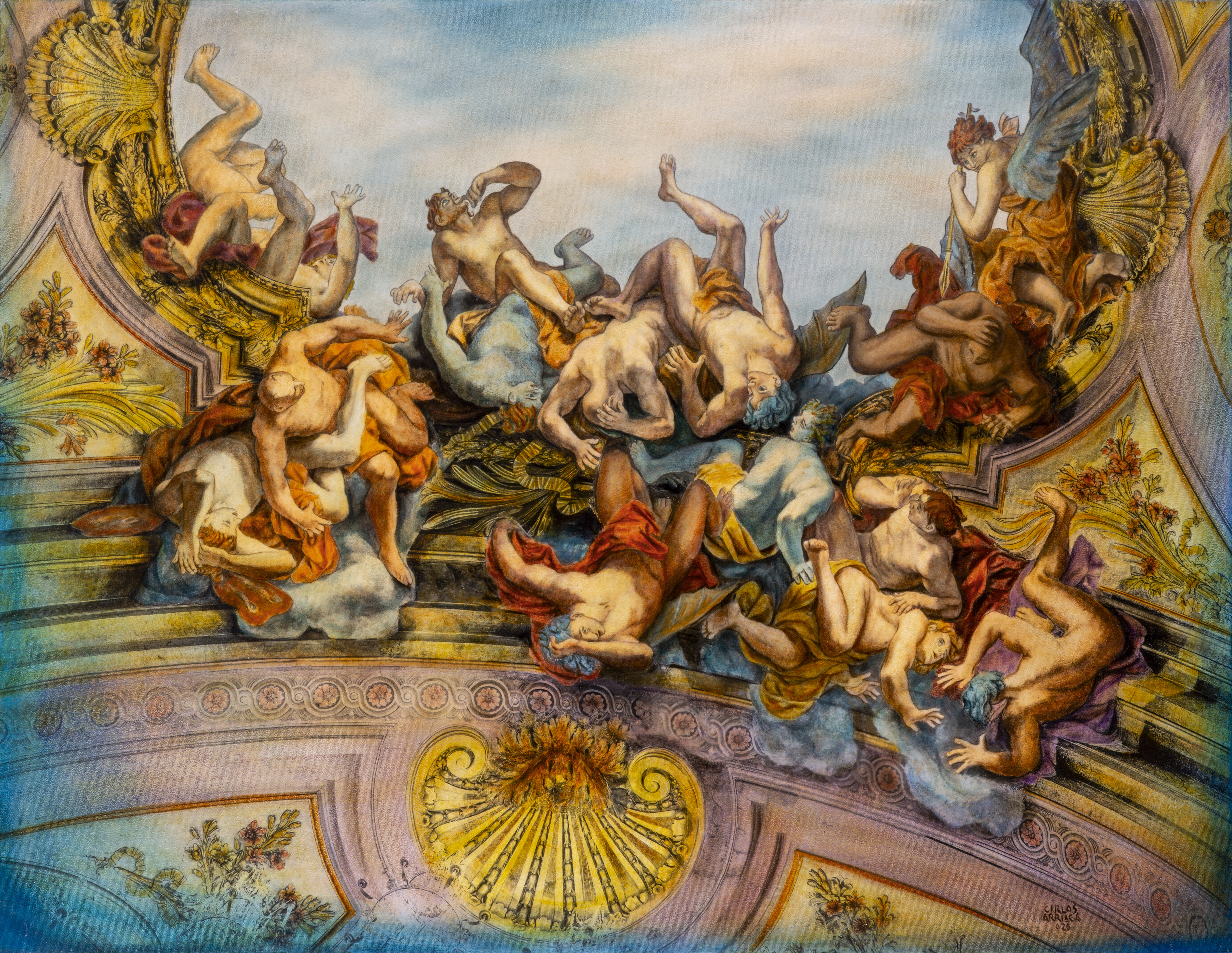 Thema Fresken Gemälde